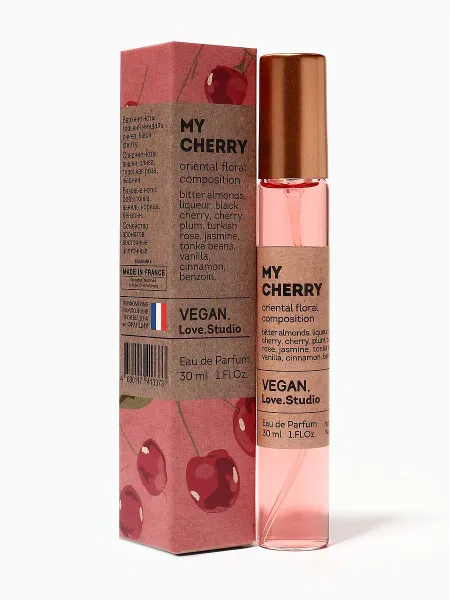 Парфюмерная вода женская vegan love studio my cherry, 30 мл
