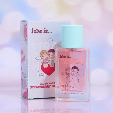Туалетная вода с феромонами love is strawberry heartbeat, 50 мл