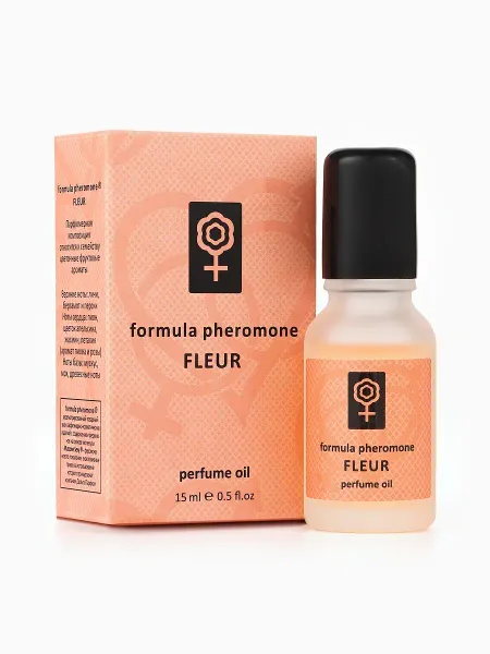 Парфюмерное масло женское с феромонами formula pheromone fleur, 15 мл (по мотивам fleur narcotique (ex nihilo)
