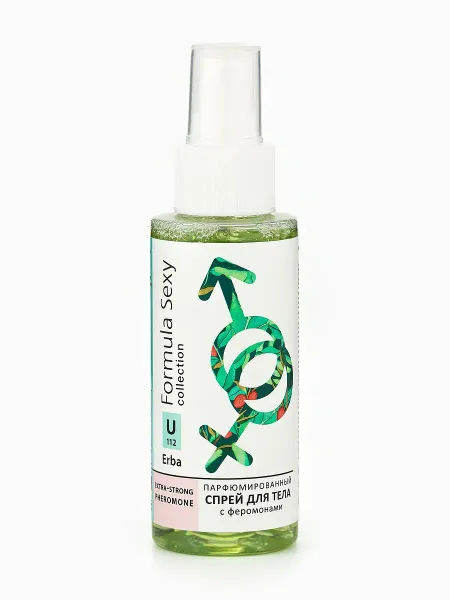 Мист парфюмированный спрей с феромонами для тела formula sexy erba u112, 100 мл (по мотивам erba pura (sospiro)