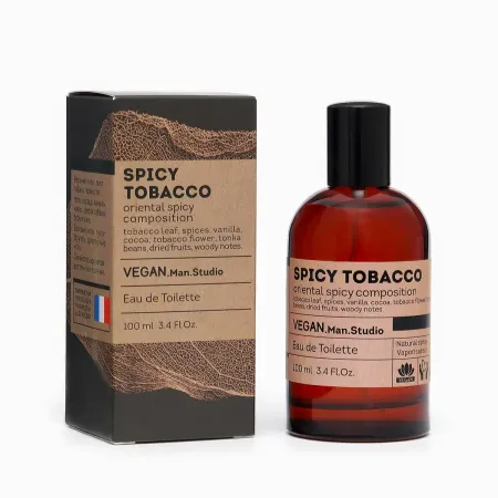 Туалетная вода мужская vegan man studio spicy tobacco, 100 мл (по мотивам tobacco vanilla (tom ford)