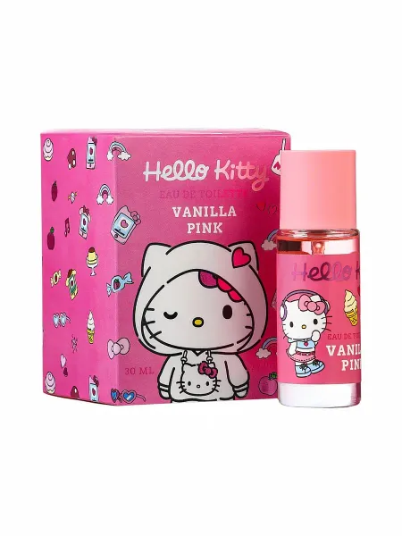 Туалетная вода and friends kuromi vanilla pink, сладкий ванильный аромат, 30 мл