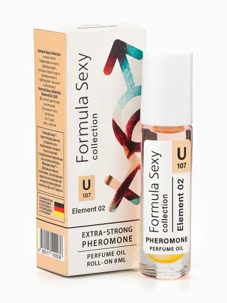 Парфюмерное масло женское с феромонами formula sexy collection element 02 u107, 8 мл (по мотивам molecules escentric 02 (escentric molecules)