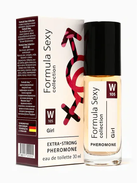 Туалетная вода женская с феромонами collection girl w105, 30 мл