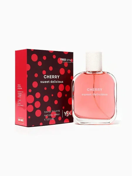 Туалетная вода женская free style cherry sweet delicious, 100 мл