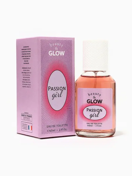 Туалетная вода женская beauty&glow passion girl, 60 мл