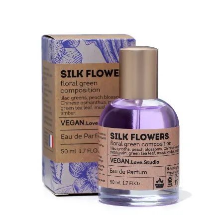 Парфюмерная вода женская vegan love studio silk flowers, 50 мл (по мотивам eclat a`arpege (lanvin)
