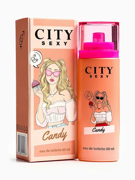 Туалетная вода женская city sexy candy, 60 мл