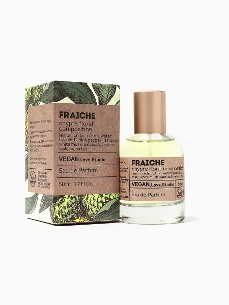 Парфюмерная вода женская vegan love studio fraiche, 50 мл (по мотивам chance eau fraiche (chanel)