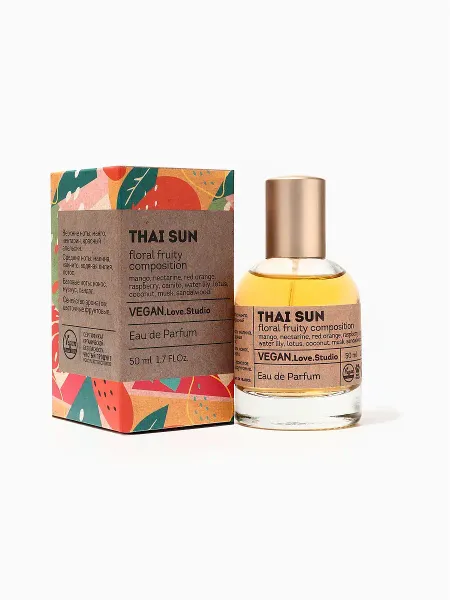 Парфюмерная вода женская vegan love studio thai sun, 50 мл (по мотивам taj sunset (escada)