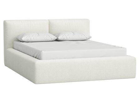 Кровать divanru Фостер 160 Шенилл Молочный 61990₽