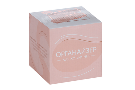 Органайзер Queen fair д/хранения ватных палочек 9,3х13 см цвет прозрачный