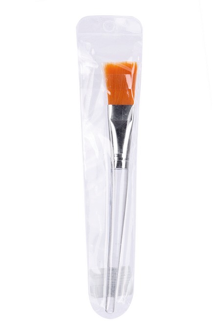 Кисть Irisk косметическая нейлон длина ручки 9,5 см 02 оранжевый ворс д/масок