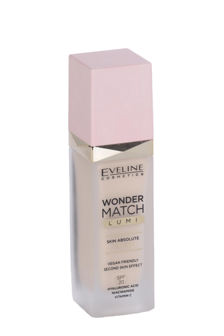 Тональная основа EVELINE Wonder Match LUMI тон 05 light 30 мл