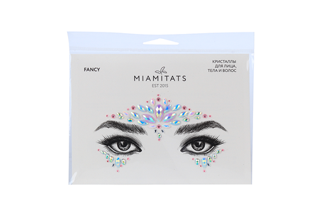 Кристаллы на клейком слое д/лица MIAMITATS FACE GEMS Fancy (3942)