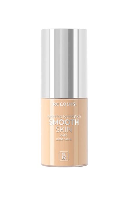 Крем тональный Smooth Skin увлажняющий с алоэ вера RELOUIS тон:02 натуральный бежевый 30 г