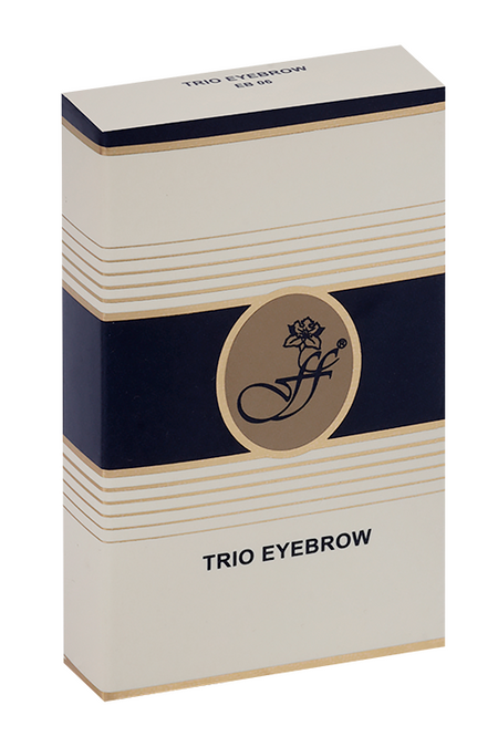 Тени FFLEUR TRIO EYEBROW д/век компактные матовые 3-х цветные №1 4 г