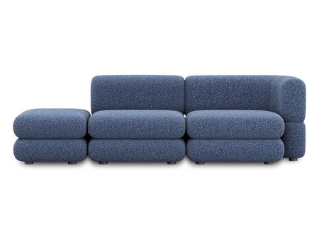 Диван модульный divanru Брера 8 Букле Синий 130970₽