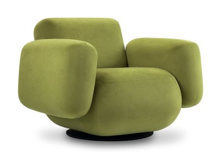 Кресло поворотное divanru Я не минималист Barhat Olive 49990₽