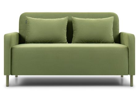 Диван прямой divanru Филс-Мини 140 Велюр Оливковый 33990₽
