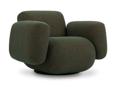 Кресло поворотное divanru Я не минималист Букле Зеленый 54990₽