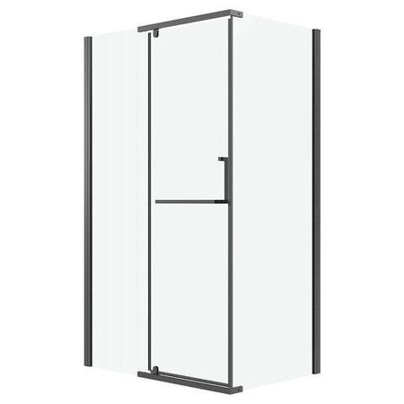 Душевой уголок Grossman Pragma 100x100 120K330310104200 профиль Графит сатин стекло прозрачное 50700₽