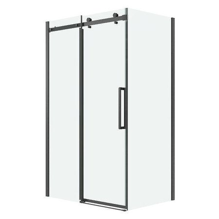 Душевой уголок Grossman Classic 100x100 120K330410104200 профиль Графит сатин стекло прозрачное 51400₽