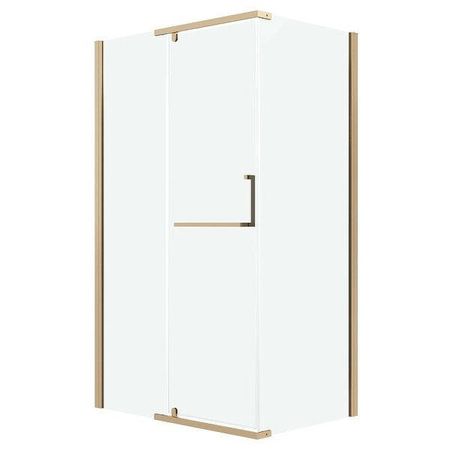 Душевой уголок Grossman Pragma 100x100 120K330310103200 профиль Золото сатин стекло прозрачное 50700₽