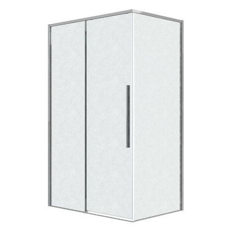 Душевой уголок Grossman Galaxy 140x100 L 120K330114101002 профиль Хром стекло шиншилла 50400₽