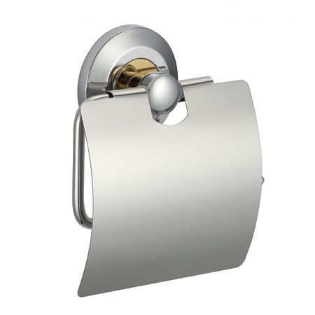 Держатель туалетной бумаги Savol S-007151 с крышкой цвет Хром 532₽