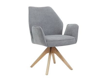 Офисное кресло divanru Клайн Шенилл СерыйНатуральный 19990₽