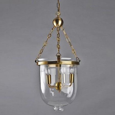 Подвесной светильник Abrasax Hildegard CL7910 цвет плафонаподвески Прозрачный цвет арматуры Бронза 21960₽