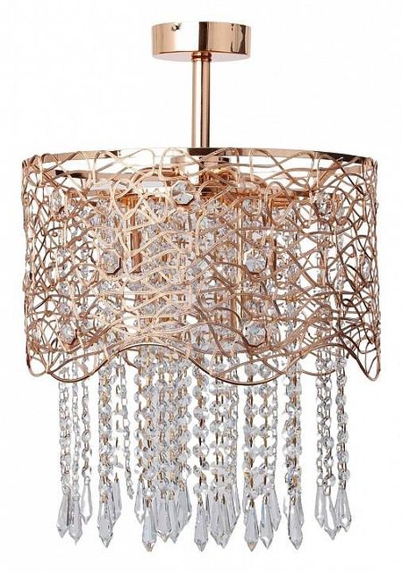 Светильник на штанге Abrasax Irma X9118A4GO цвет плафонаподвески Золото Прозрачный цвет арматуры Золото 13041₽