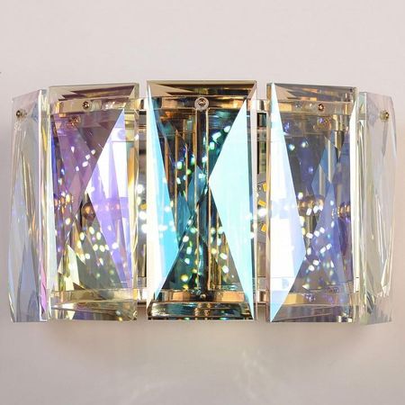 Накладной светильник Abrasax 9301 WB9301-2GO цвет плафонаподвески Прозрачный цвет арматуры Хром 13963₽