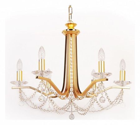 Люстра Doge Luce 110 A110L06FA3 цвет плафонаподвески Прозрачный цвет арматуры Золото 77369₽