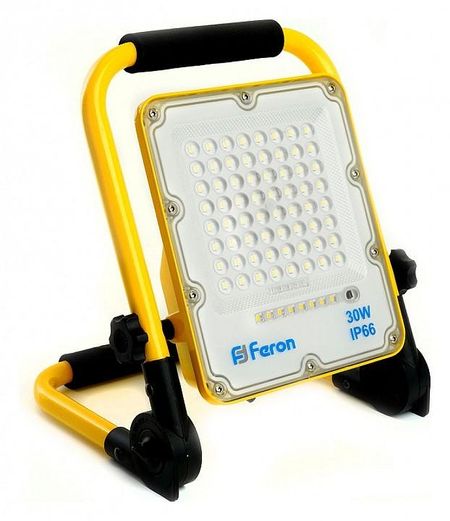 Наземный прожектор Feron LL-950 48675 цвет плафона/подвески Желтый, цвет арматуры Желтый