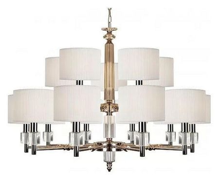 Люстра iLamp Alexa P2404-10+5 Nickel