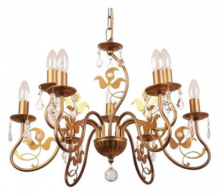 Люстра Doge Luce 520 520L63GD цвет плафонаподвески Прозрачный цвет арматуры Коричневый 71360₽