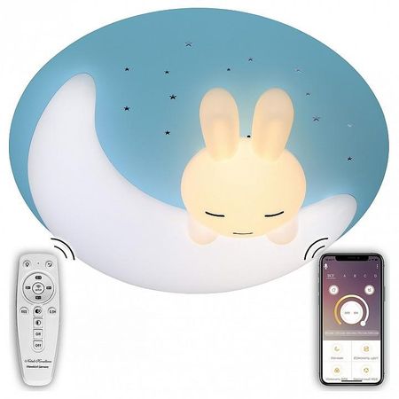 Накладной светильник Natali Kovaltseva LED LAMPS LED LAMPS 81087 цвет плафонаподвески Белый Синий цвет арматуры Белый 8791₽