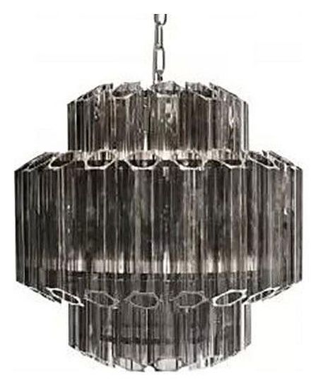 Люстра iLamp Destiny MD0267-4 цвет плафонаподвески Дымчатый цвет арматуры Хром 92090₽