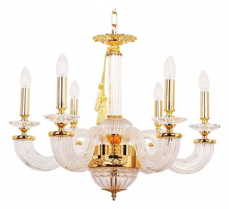 Люстра Abrasax 795 SD795 цвет плафонаподвески Прозрачный цвет арматуры Золото 60797₽