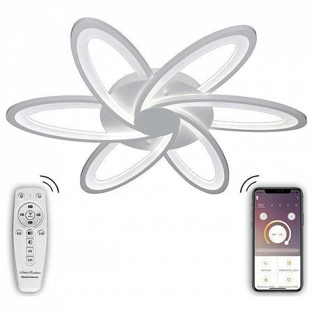 Накладной светильник Natali Kovaltseva HIGH-TECH LED LAMPS HIGH-TECH LED LAMPS 82008 цвет плафонаподвески Белый цвет арматуры Белый 5363₽