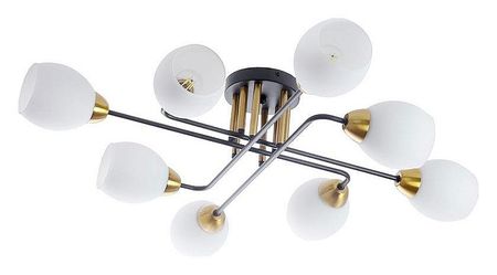 Люстра Artelamp Andrea A8141PL-8BK цвет плафонаподвески Белый цвет арматуры Черный 12640₽
