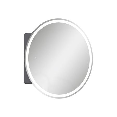 Зеркальный шкаф Equil Smile 60 szSMILE.D600 с подсветкой цвет Графит софт
