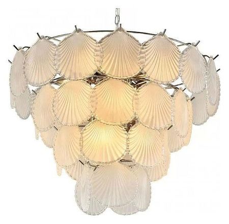 Люстра iLamp Soho P2546-12 NIC цвет плафонаподвески Прозрачный цвет арматуры Никель 34595₽