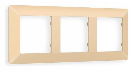 Рамка на 3 поста Ambrella Volt Line AF110603 цвет шампань 595₽