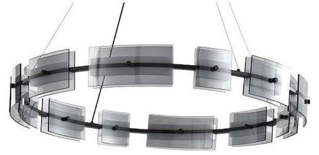 Люстра Zortes Loft ZRS180280 цвет плафонаподвески Белый цвет арматуры Черный 72451₽