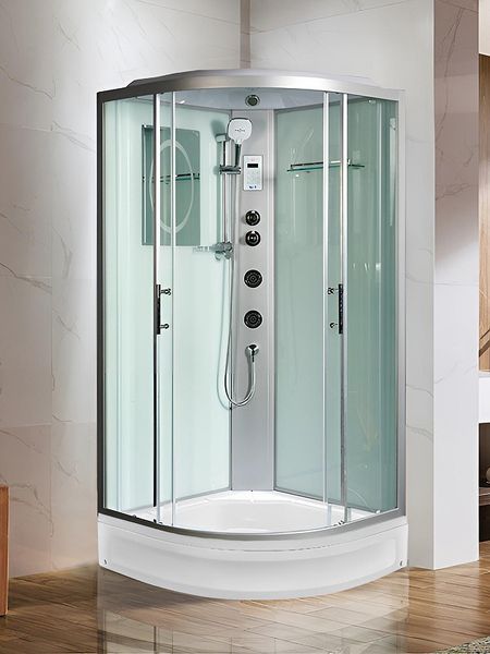 Душевая кабина WeltWasser Werra XL 904 90x90 10000014045 с гидромассажем 47821₽