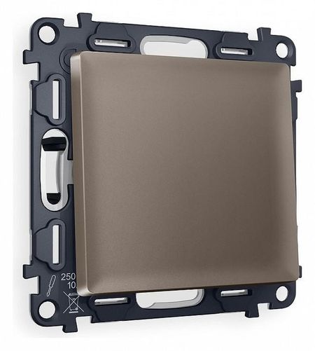 Выключатель перекрестный одноклавишный без рамки Ambrella Volt Quant MA631030 цвет Бронза 880₽