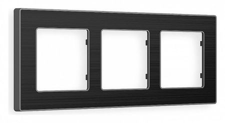 Рамка на 3 поста Ambrella Volt Arctic AF580533 цвет Черный 2630₽